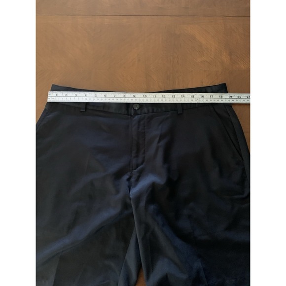 Adidas Golf Shorts Mens 37 Black ClimaLite 10" Performance Flat‎ Front - Picture 5 of 8